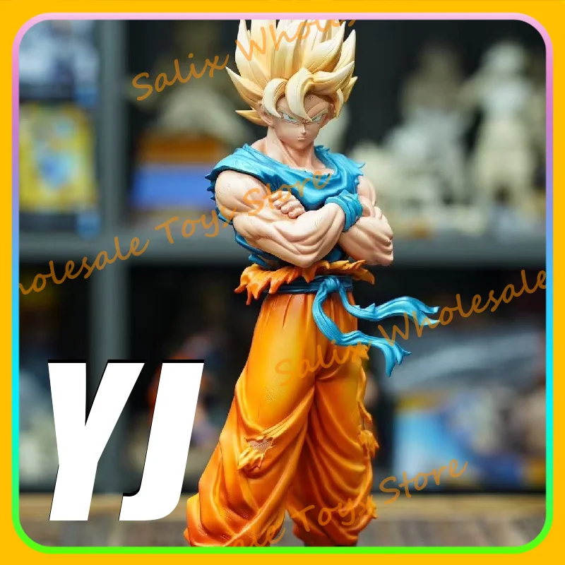 

New YJ Studio Goku Dragon Ball Anime Figure Model Figurine Pvc Statue Gk Statue Collection Model Decoration Gift Toy
