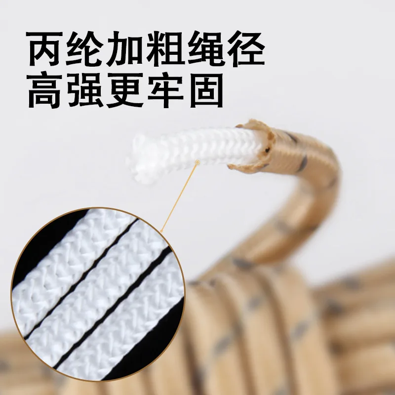 Tent rope 4mm bold reflective outdoor windproof 4m canopy fixed rope multi-functional extension rope with adjustment buckle