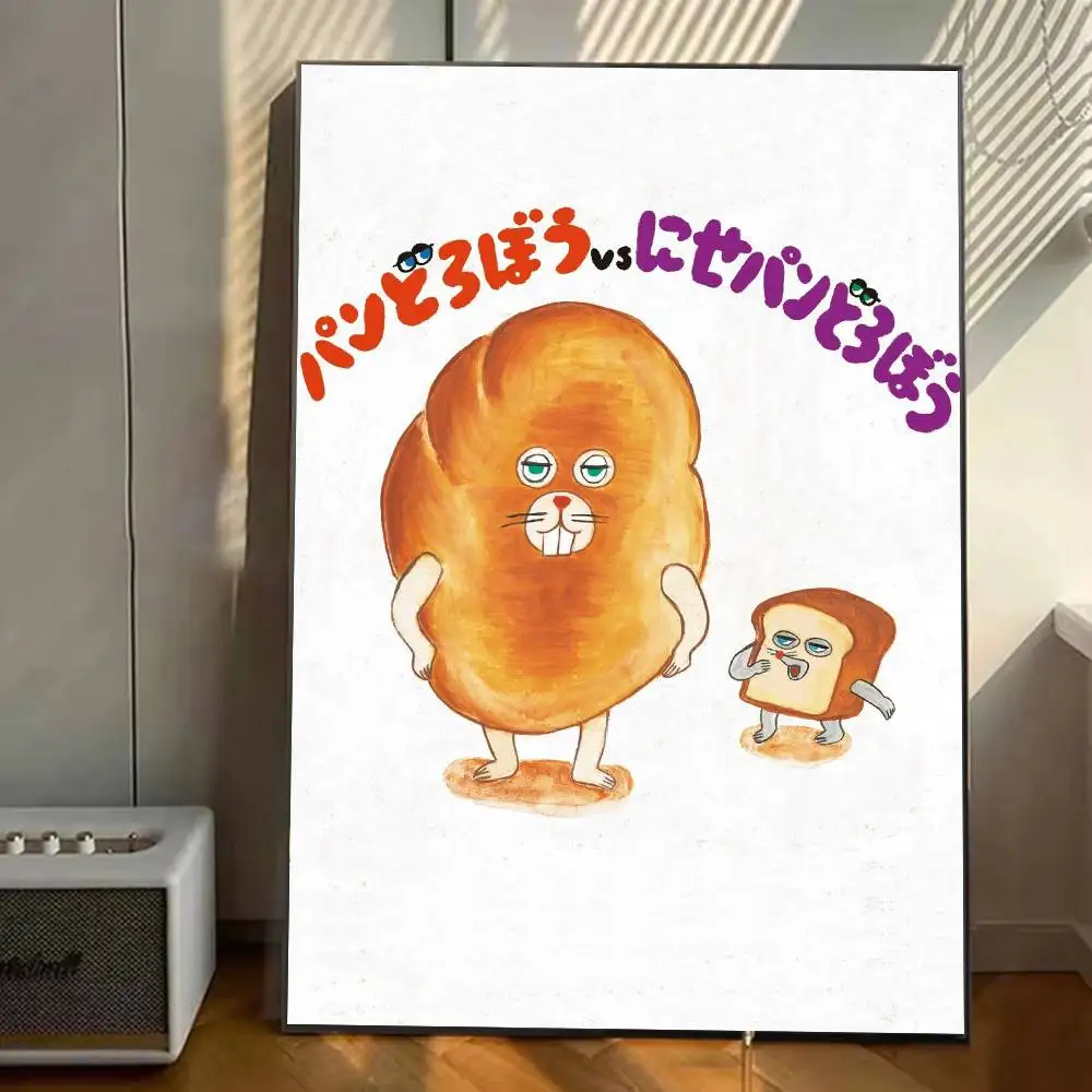 كتاب لطيف B-Bread T-Thief ملصق معرض يطبع ذاتية اللصق ديكور المنزل الديكور صور مطبوعة للحوائط غرفة المعيشة ملصق