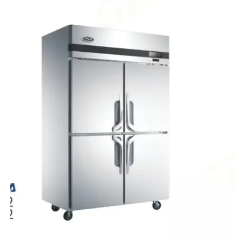 single temperature refrigerator, large capacity refrigerator double door fresh-keeping cabinet