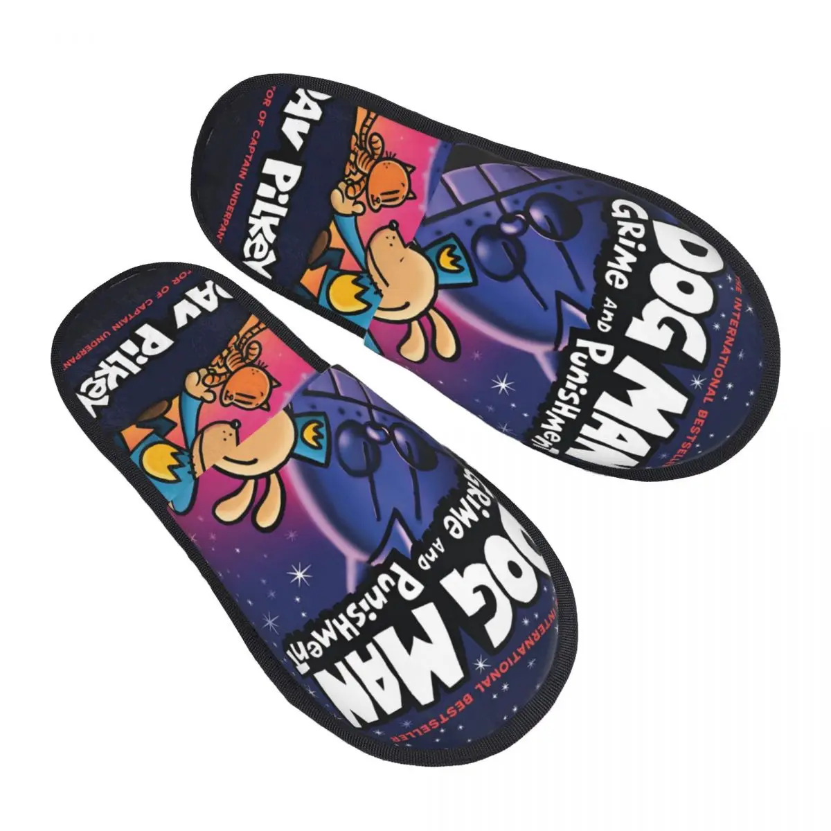 

Custom Print Women Dog Man Movie House Slippers Soft Warm Grime and Punishment Memory Foam Fluffy Slipper Indoor Outdoor Shoes
