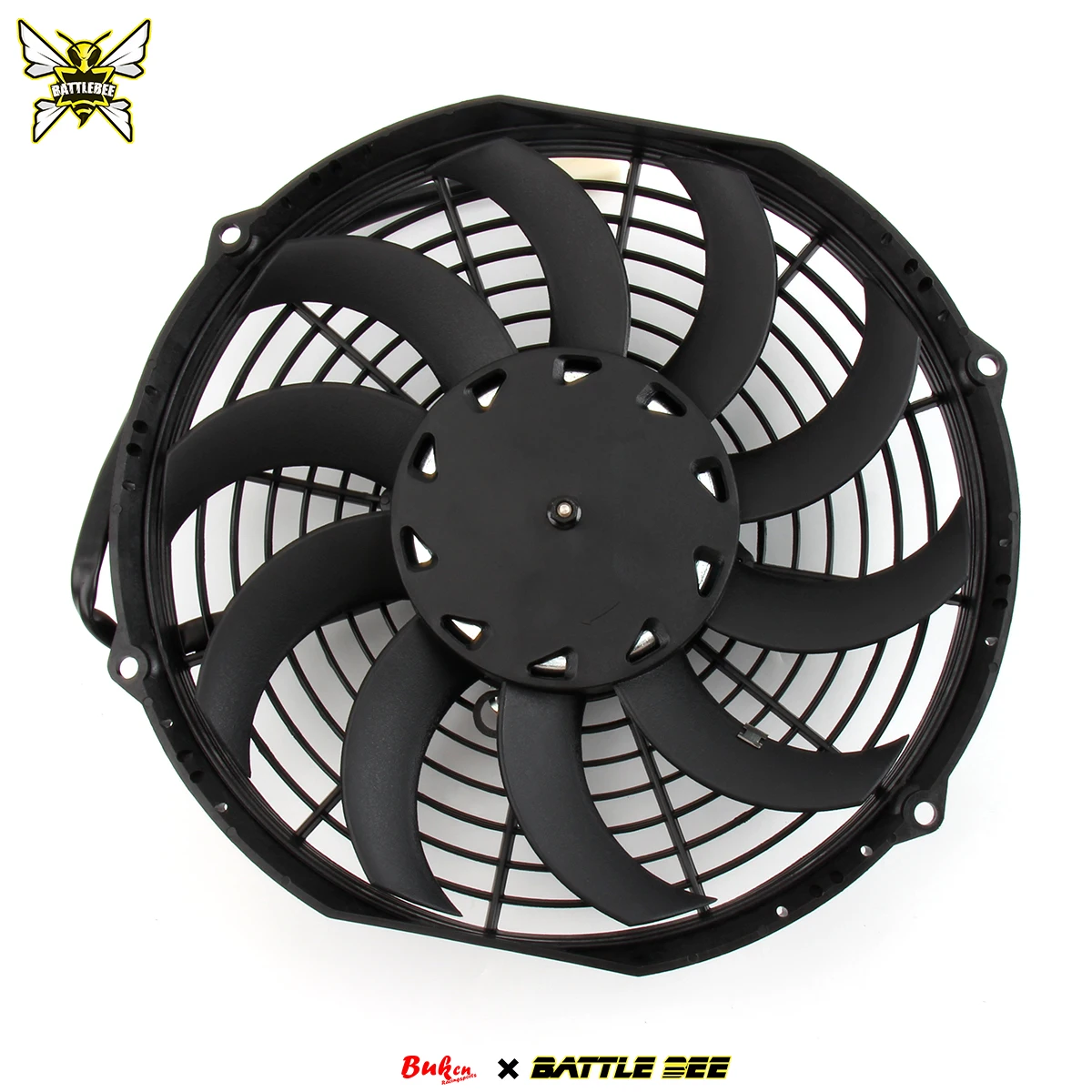 

Универсальный тонкий вентилятор 10 дюймов, электрический, вытяжной, для радиатора, с функцией всасывания воздуха, комплект для охлаждения и монтажа, 12В 120Вт