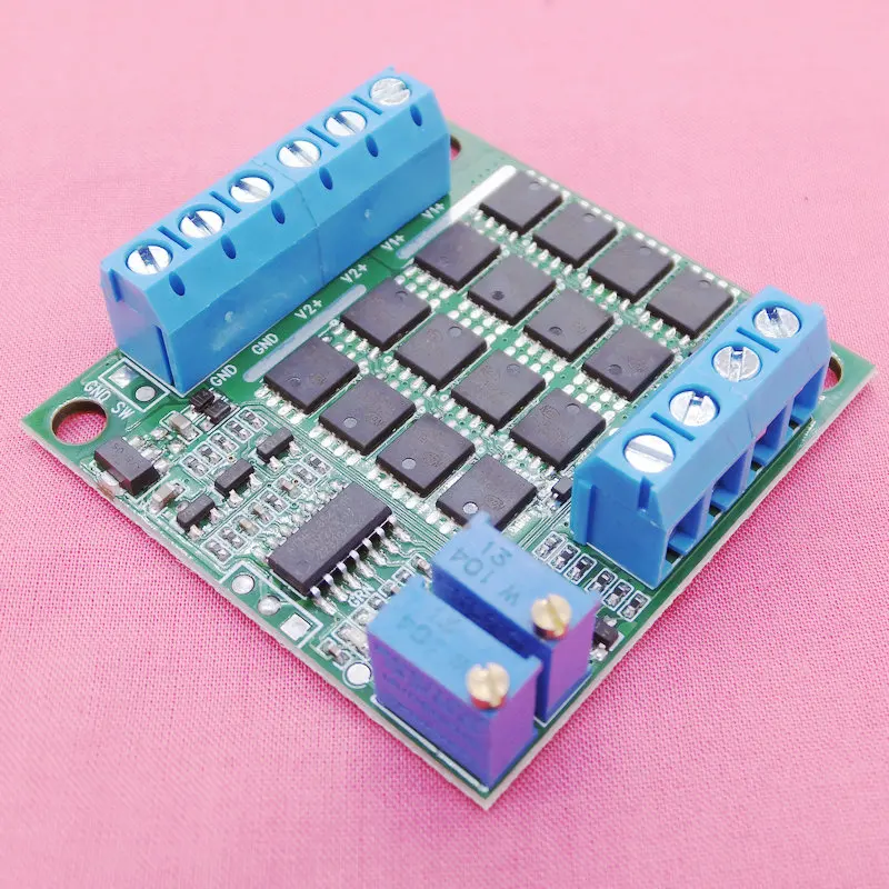 Dual DC Power Supply Ideal Diode Module 40A Redundant UPS Switching for Solar Battery