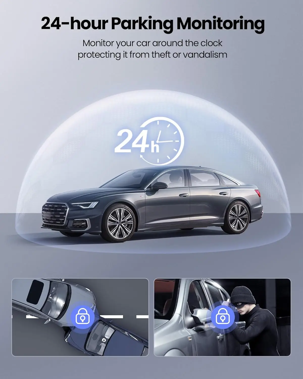 Dash Cam, Dashcam Front and Rear Cameras, 4K+2.5K Full HD Dash Camera for Cars, Included 32GB Card, 170°+160° Wide Angle, Night