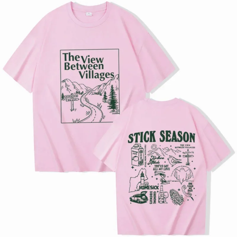 2025 نوح كاهان الموسيقى قميص جديد حار نوح كاهان قميص عصا الموسم جولة تي شيرت عصا الموسم ألبوم قميص مروحة الهدايا س الرقبة تي شيرت