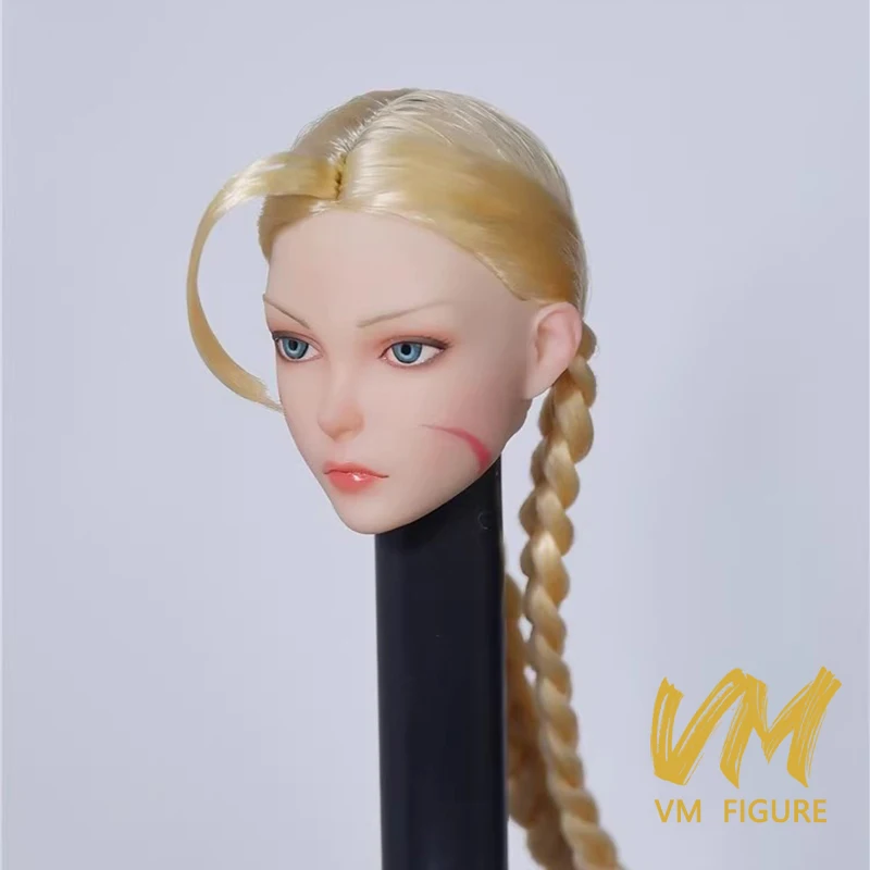 In Stock FG081 Fire Girl Toy 1/6 Video Game Girl Head Sculpt Carving Model Fit 12'' Female Pale Soldier Action Figure Body Doll