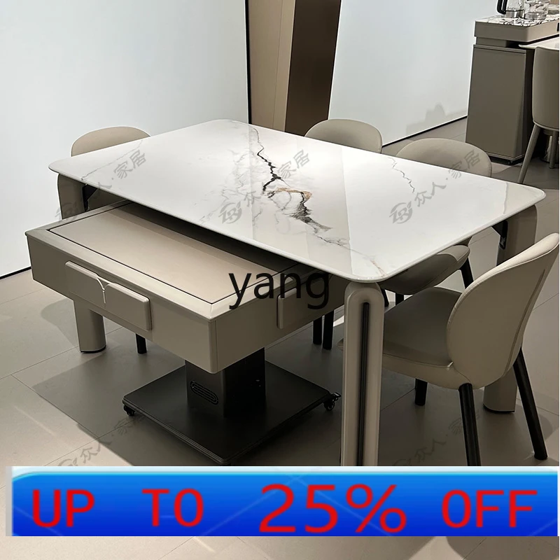 

LMMdual-purpose automatic mahjong machine integrated household dining table chair with heating fire