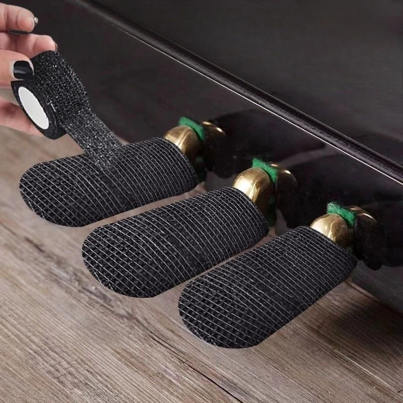 

Piano Pedal Cover Fabric Wrap Band, Non-Slip Anti-Wear Protection for Upright Grand Piano Foot Pedals, Dust Guard Accessories