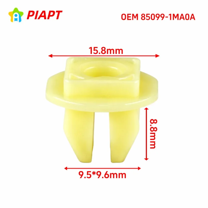 Clip de fixation de pare-chocs OEM 85099-1MA0A, 20 pièces, pour Nissan Infiniti