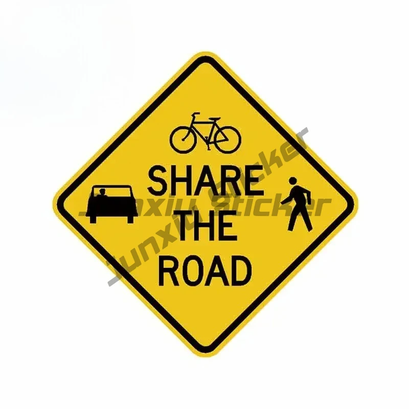 

For Share The Road Personality Decal Creative VAN Car Stickers Anime Suitable for All Types of Vehicles