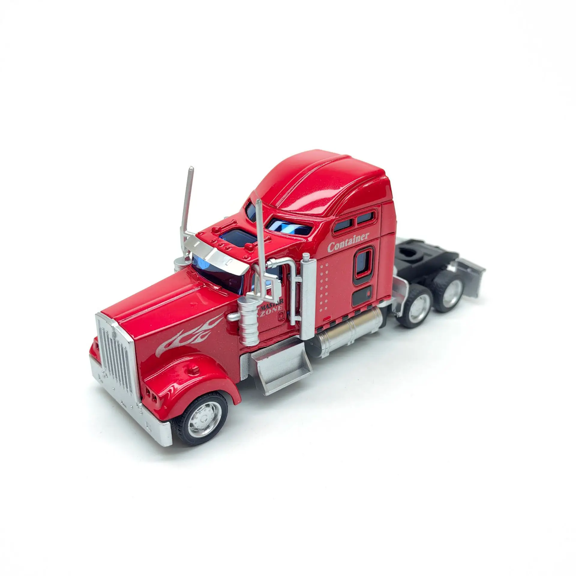 

1:36 Truck Transport Container Truck Model Collection Display Toy Gifts Souvenirs