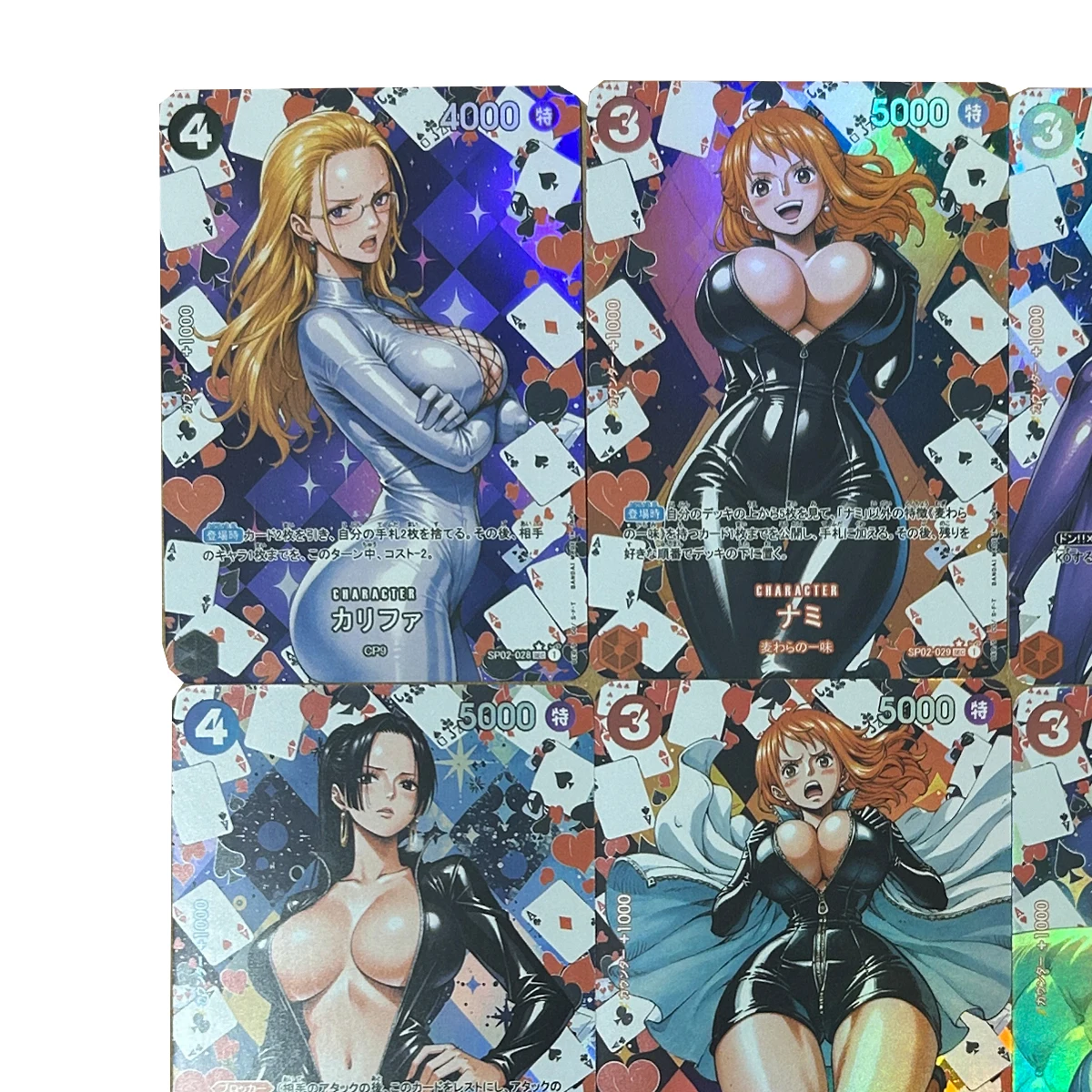 9 Pz/set Fai Da Te Self Made One Piece Robin Nami Poker Uniforme Collezione di Carta di Colore Flash Opcg Kalifa Anime Carte Regalo Giocattoli