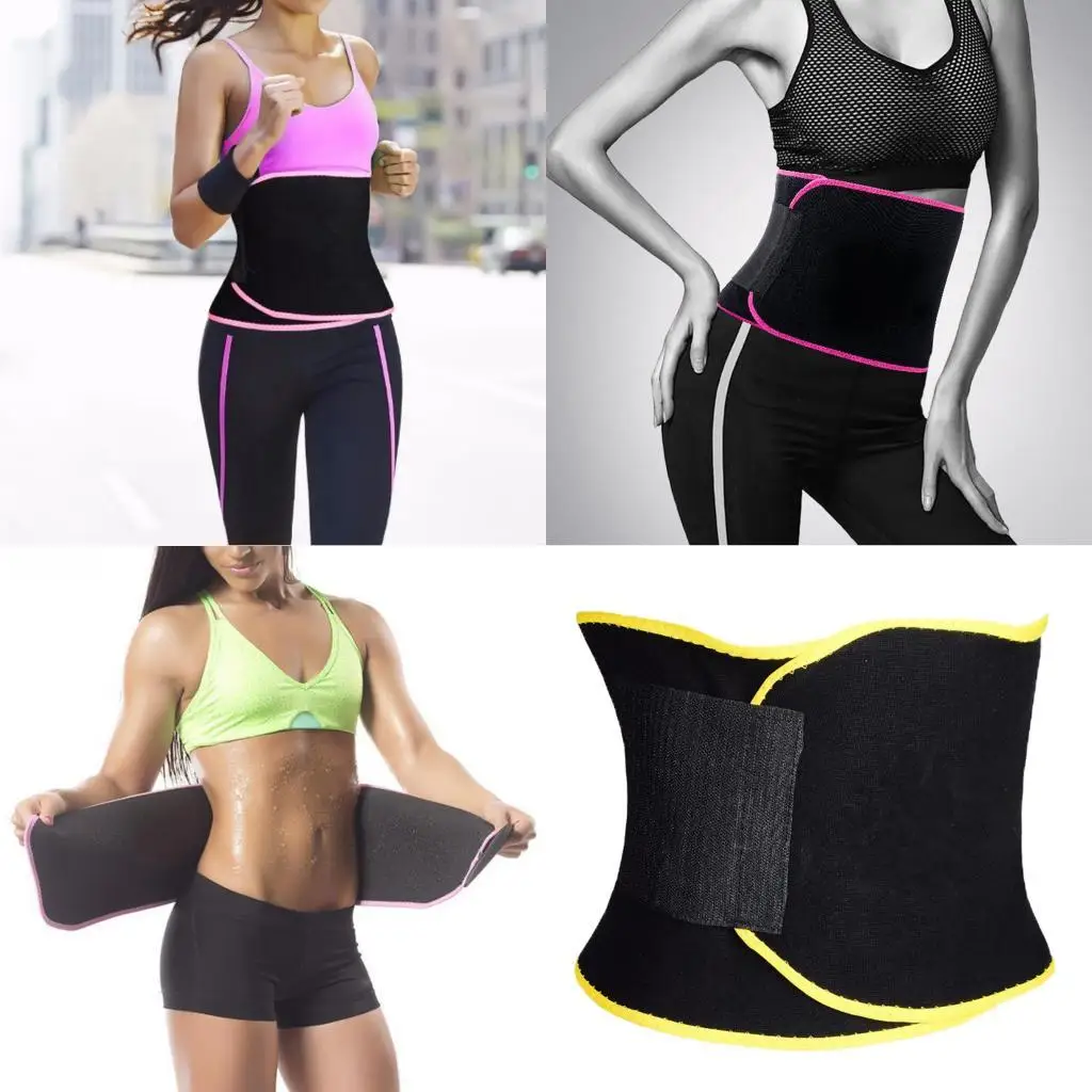 Mulheres cintura trainer elástico cincher barriga controle treino corpo shaper cinta