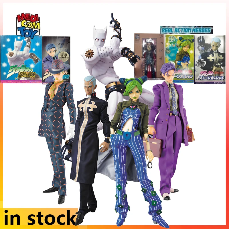 

MEDICOM TOY RAH 1/6 finished movable doll JoJo's Bizarre Adventure Anime Jiliang Jiying Action Figure Toys Model Gifts For boys