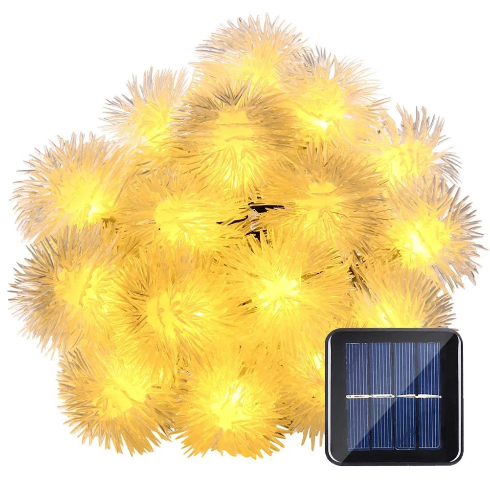 

7M 50 LED Solar String Lights Ball Fairy Decorative Lights for Outdoor Home Lawn Garden Patio Party and Holiday Decorations (War
