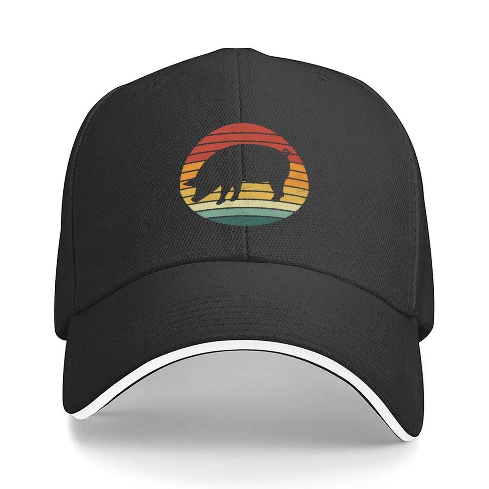 

Pig Lover - Vintage Sunset Pig Silhouette Baseball Cap tea Hat hard hat Kids Hat Beach Mens Caps Women's