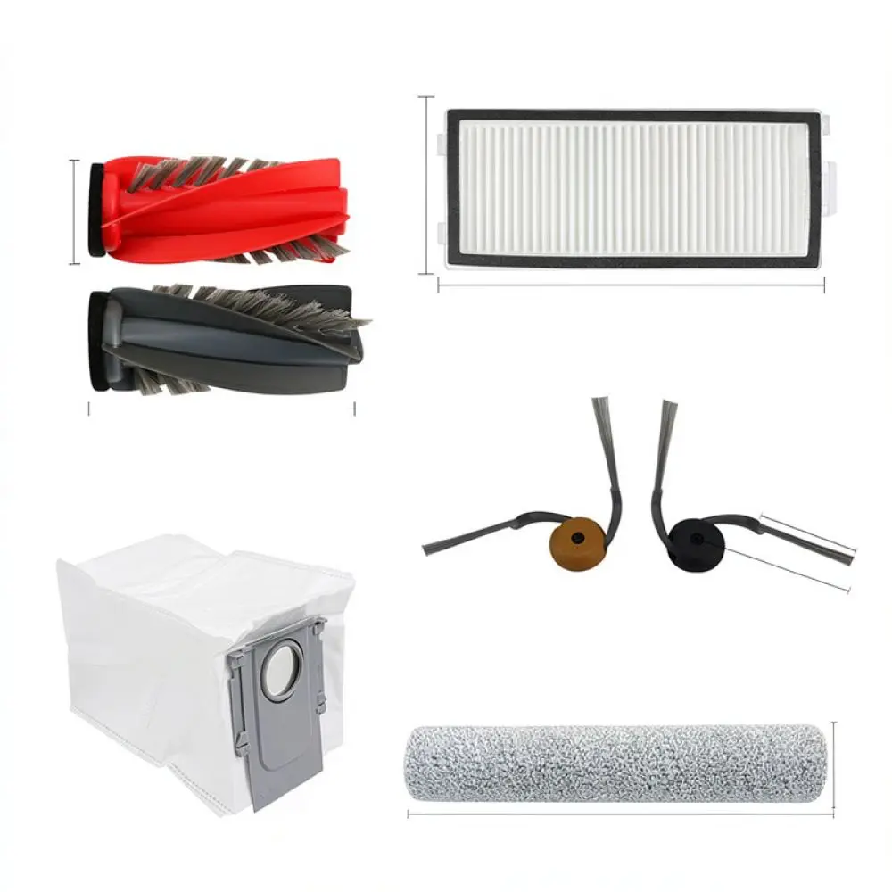 For Roborock P20 Ultra Robot Cleaner Maintenance Kit Roller Brushes Hepa Filter Mops Dust Bag Replacement Accessories