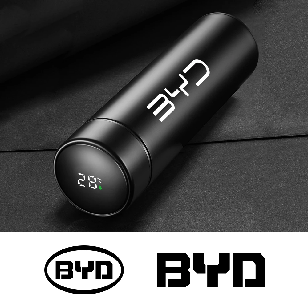 Intelligent Digital Thermos Bottle For BYD F3 E6 Yuan Plus Atto F0 G3 I3 Ea1 Song Max Tang Dmi F3 2din 2014 G6 Car Accessories