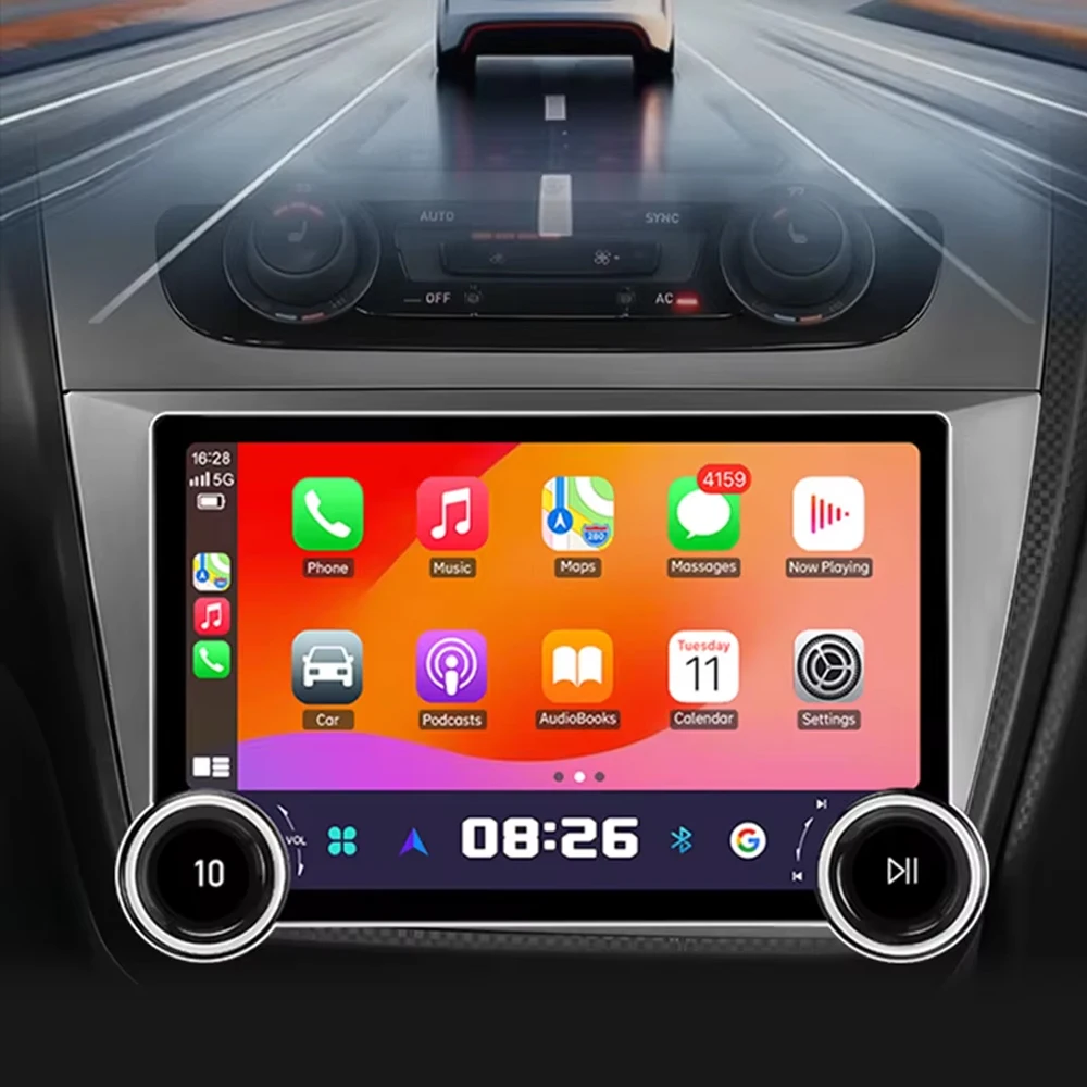 11.8 Inch Car Radio For Seat Altea 2004-2015 Toledo 04-09 Android 15 Carplay Multimedia 4G Wifi GPS RDS DVD Autoradio Stereo DSP