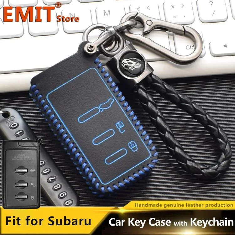 For Subaru XV STI OUTBACK WRV BRZ Impreza Forester Legacy Ascent Car Key Case Remote Protection Cover Keychain Shell Accessories