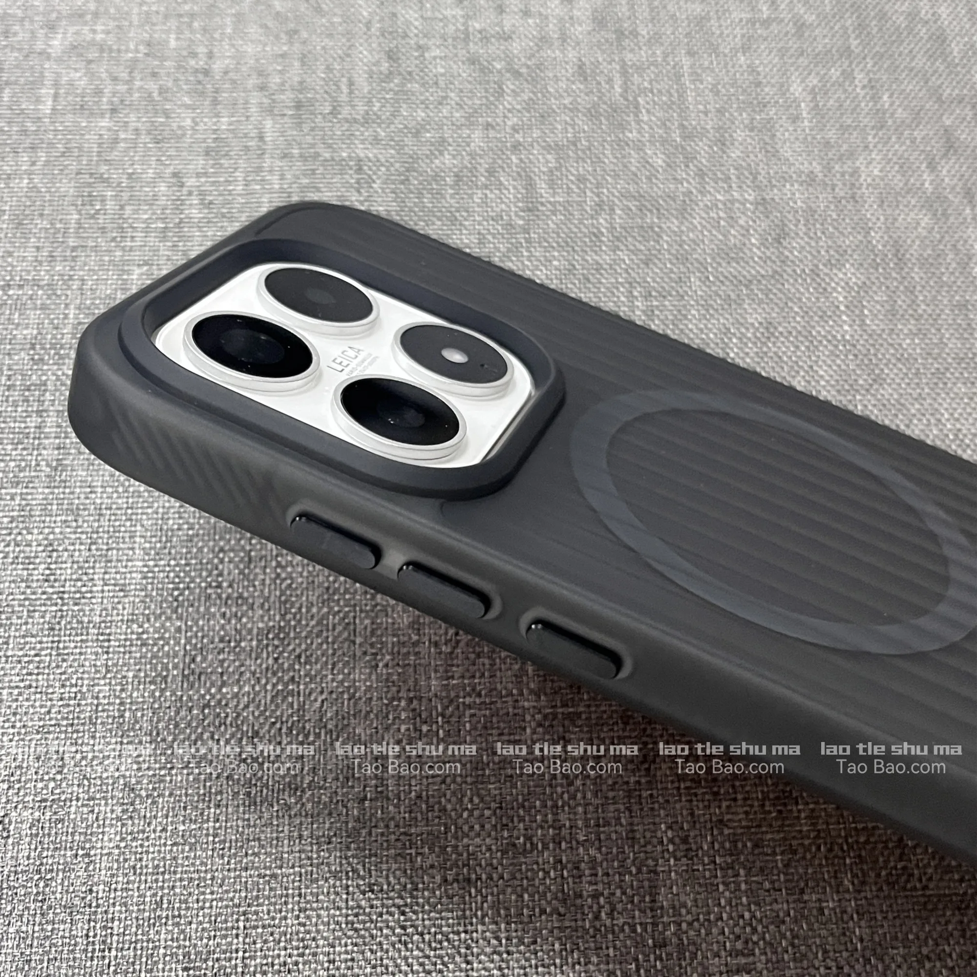 Etui Magsafe do Xiaomi 17, luksusowe, karbowane, z magnesami, do bezprzewodowego ładowania, miękka obudowa z modnymi krawędziami. — zdjęcie produktu 2