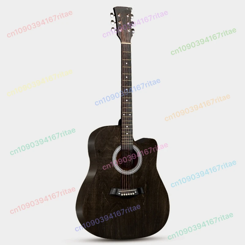 

matte folk acoustic guitar beginner entry-level practice piano guitar