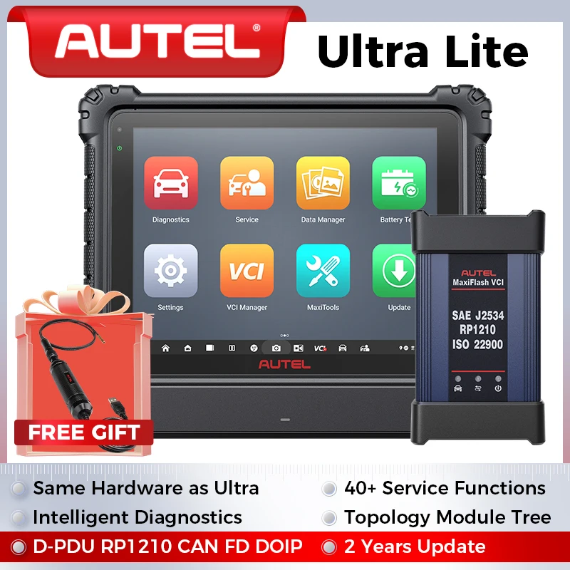 

Autel Ultra Lite Автоматическое диагностическое сканирование Инструменты Лучший сканер для программирования кодирования Обновлен ELITE II