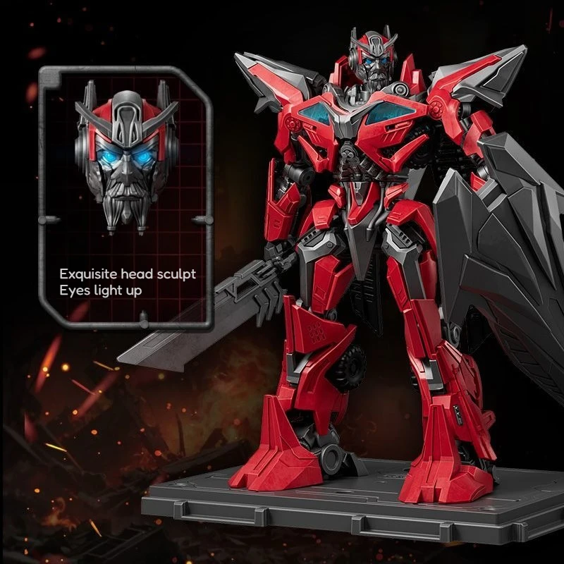 New Blokees Building Blocks Transformers Ultimate Edition Sky Predator Lightning Assembly Model Action Figure Toys