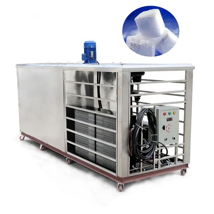 Commercial Industrial Block Ice Making Machine Ice Block Moulding Machine Block Ice Maker Machine