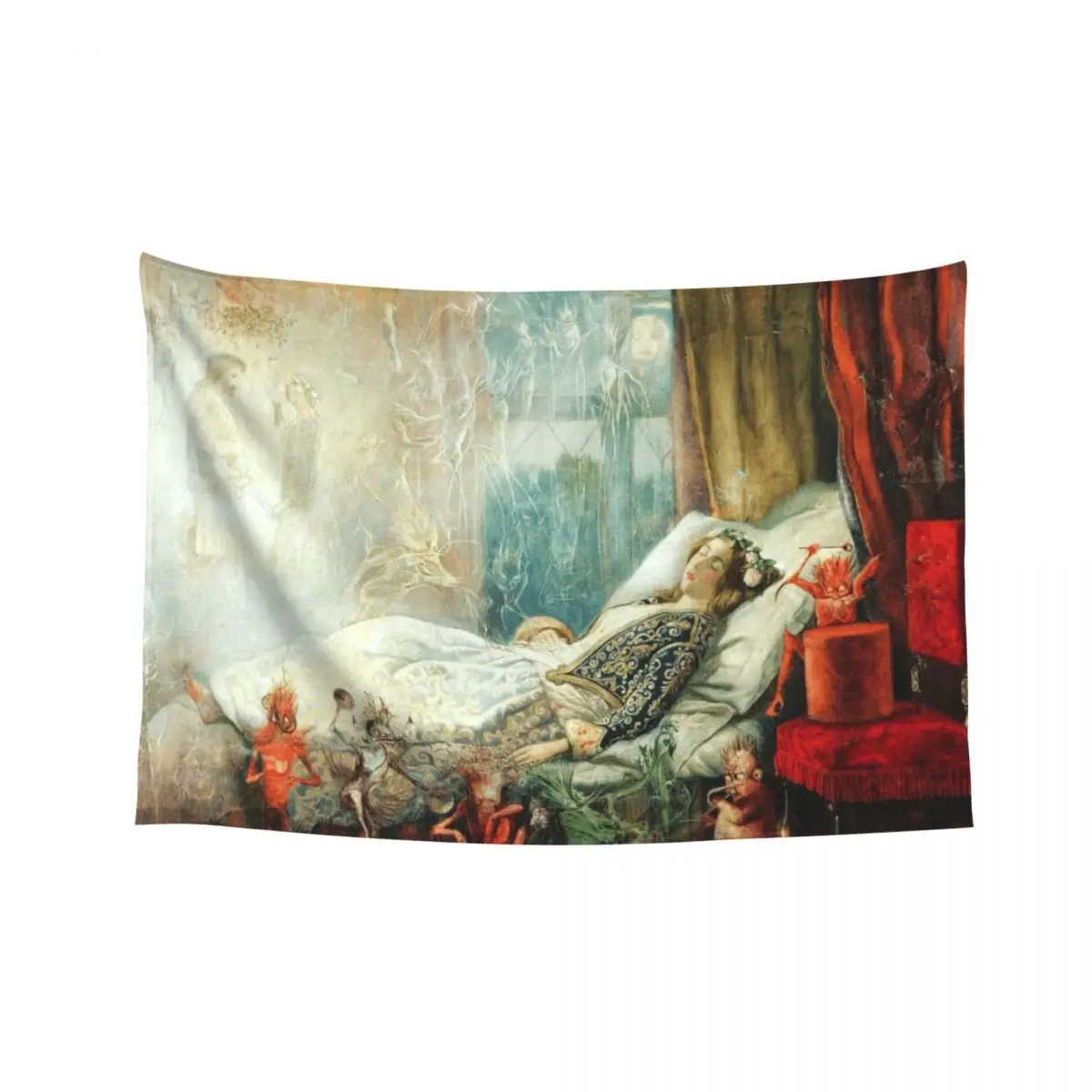 

The Stuff That Dreams Are Made Of - Fairies Tapestry For Bedroom Home Decorations Aesthetic Aesthetic Room Decoration Tapestry