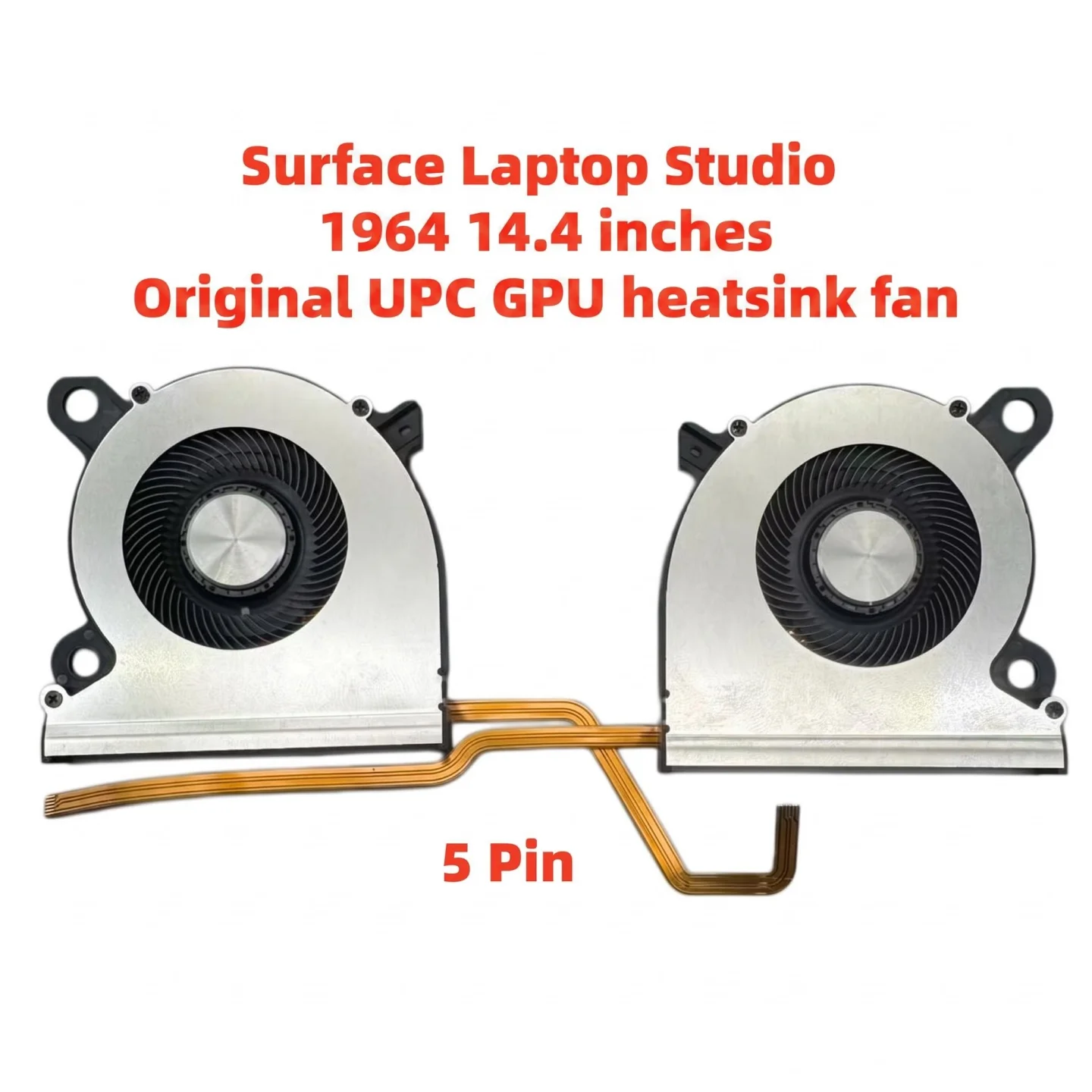 Oryginalny wentylator CPU i GPU Microsoft Surface Laptop Studio 1964 dla EC231K02 EC231K01 — zdjęcie produktu 2