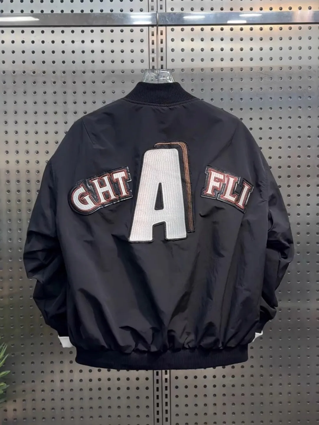 

Мужская бейсбольная куртка Slim Fit, весенне-осенняя верхняя одежда, вышитая этикетка для летного костюма, модный бренд, китайский производитель