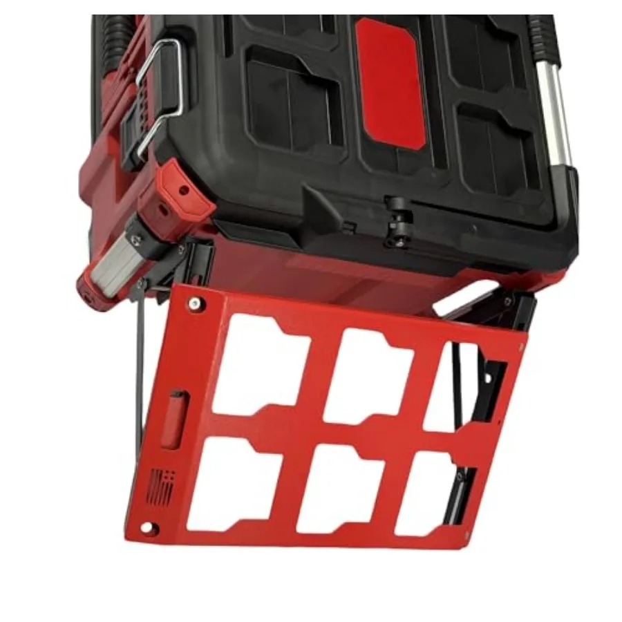 

Совместимая с Milwaukee Packout складная боковая стойка-органайзер для хранения, сверхпрочная, для настенного и напольного монтажа, 00LB Ca