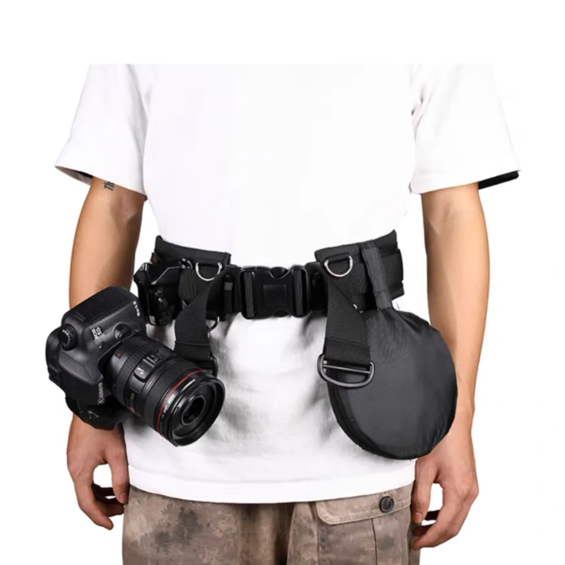 حزام التصوير الفوتوغرافي الاحترافي DSLR ، حقيبة الكاميرا الرقمية ، حزام معلق ، حزام تخزين
