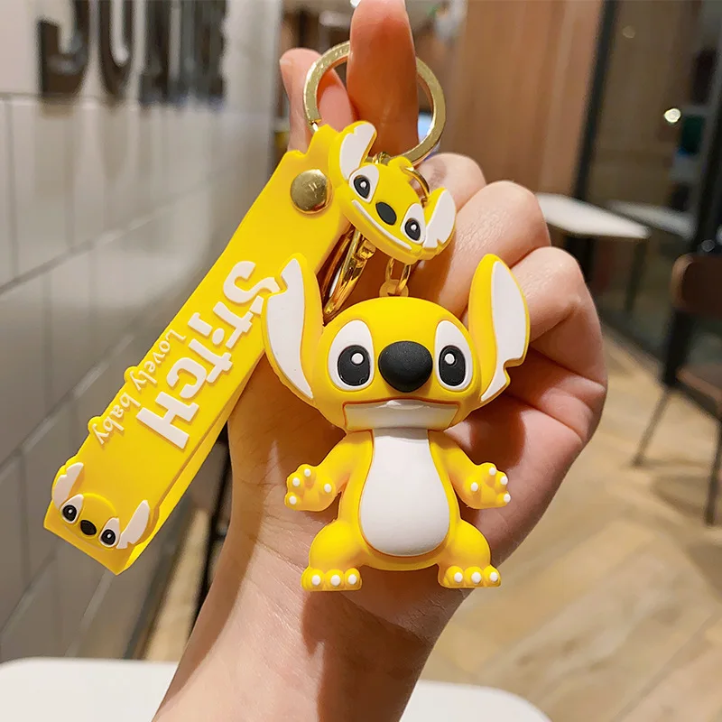 جديد الكرتون ديزني المفاتيح الكرتون آندي ليلو وستيتش لطيف دمية المفاتيح مجوهرات المفاتيح قلادة لعب الأطفال والهدايا