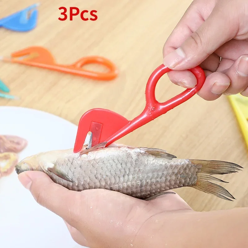 3Pcs Shrimp Knife,  Intestine Stripper, Cleaning Fish Belly  Clean Up Poultry  Kitchen Knife Tool