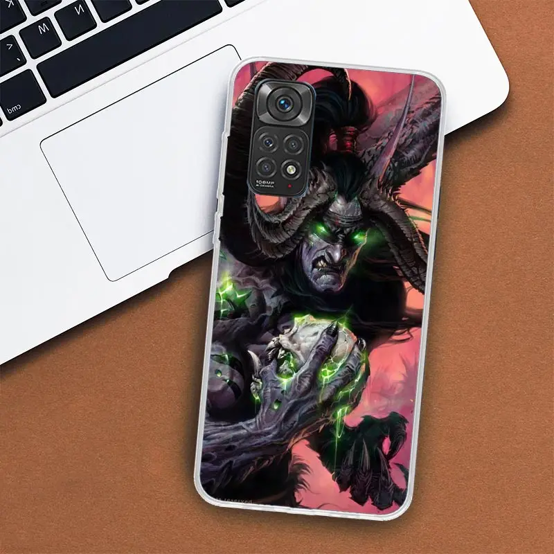 W-World Of W-Warcraft W-Wow Phone Case For Xiaomi Redmi Note 13 12 12S 11 11S 10 10S 9 9S 11T 11E Pro Plus 8 8T 7 + Coque Cover 