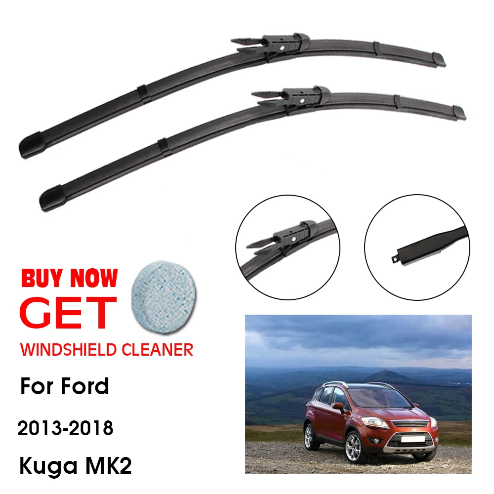 

Car Wiper Blade For Ford Kuga MK2 28"+28"R 2013-2018 Front Window Washer Windscreen Windshield Wipers Blades Accessories