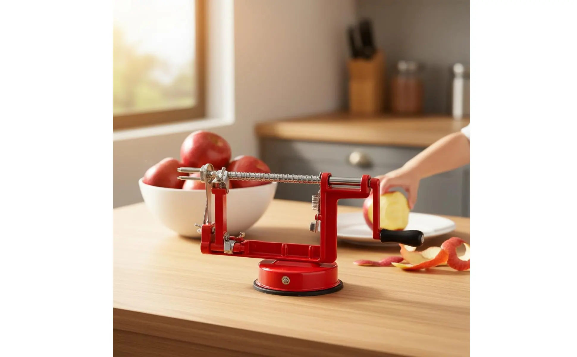 Apple Peeling Tool Cutter Corer Multi Function 3 in 1 Apple Peeling Tool Food Prep Gear Hand Crank Kitchen Tool Easy to Use Apple Peeling Tool Cutter Corer Multi Function 3 in 1 Apple Peeling Tool Food Prep Gear Hand Crank Kitchen Tool Easy to Use