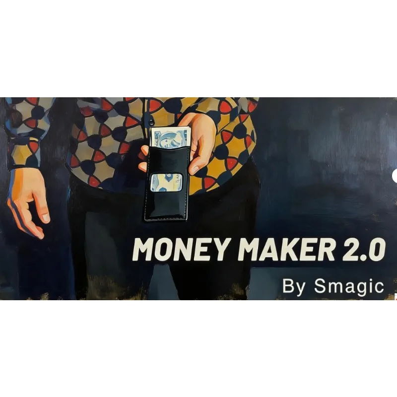 

Устройство для выманивания денег MONEY MAKER 2.0: Обновленный трюк с выдающимися изо рта купюрами, реквизит для сценических и уличных иллюзий, фокусы для фокусников