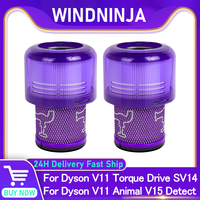 Washable HEPA Filter Replacement For Dyson V11 Torque Drive V11 Animal V15 Detect SV14 Cordless Vacuum Compare to Part 970013-02