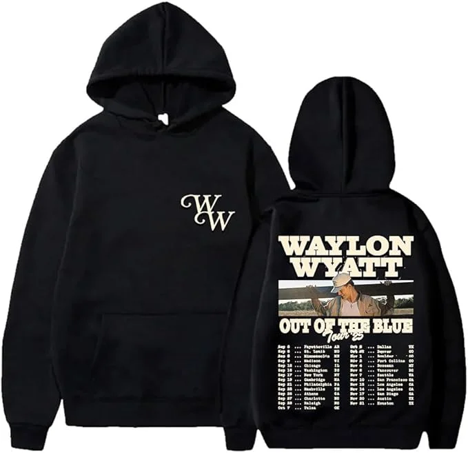 Waylon Wyatt Logo Hoodies Out Of The Blue Tour Merch Cosplay Damen Herren Mode Langarm Sweatshirts