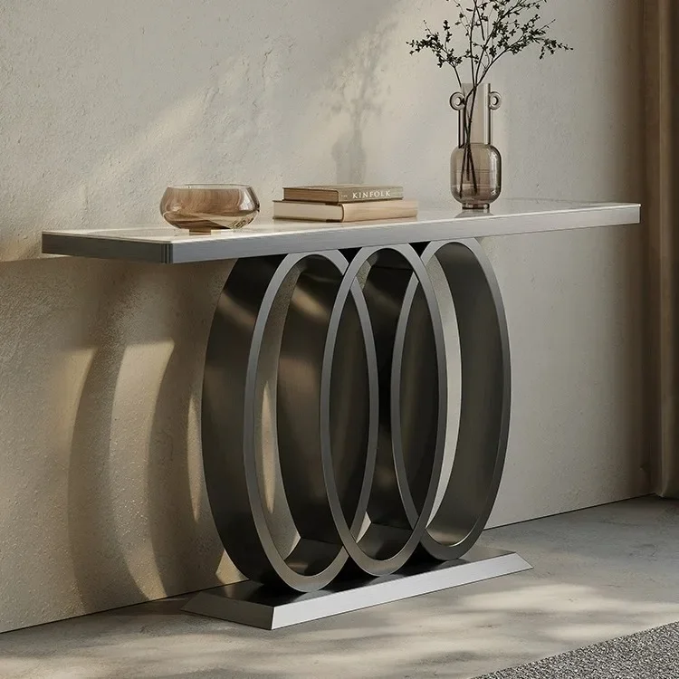 Entrance to the door Entrance table Household light luxury corridor aisle case end view