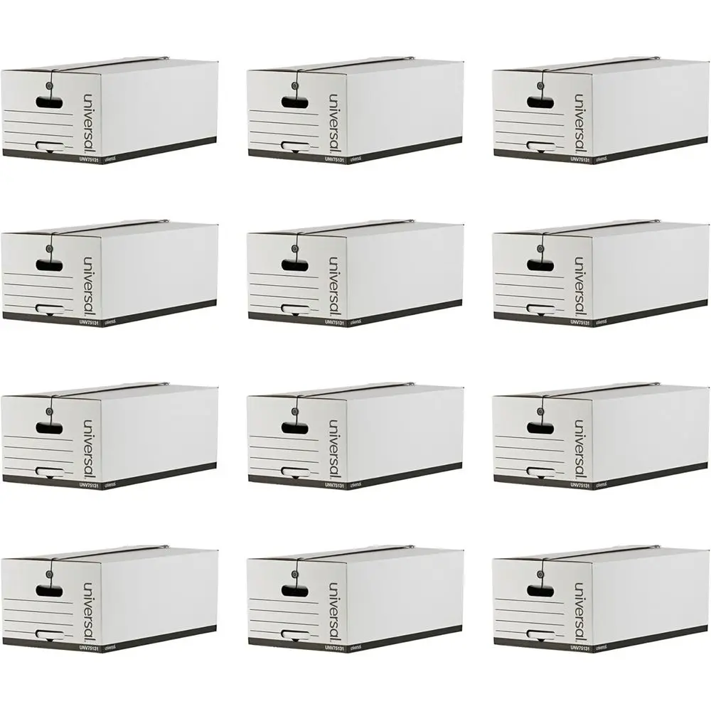 

Ящик для хранения струн/кнопок, Legal, ДВП, Белый (12 футляров)