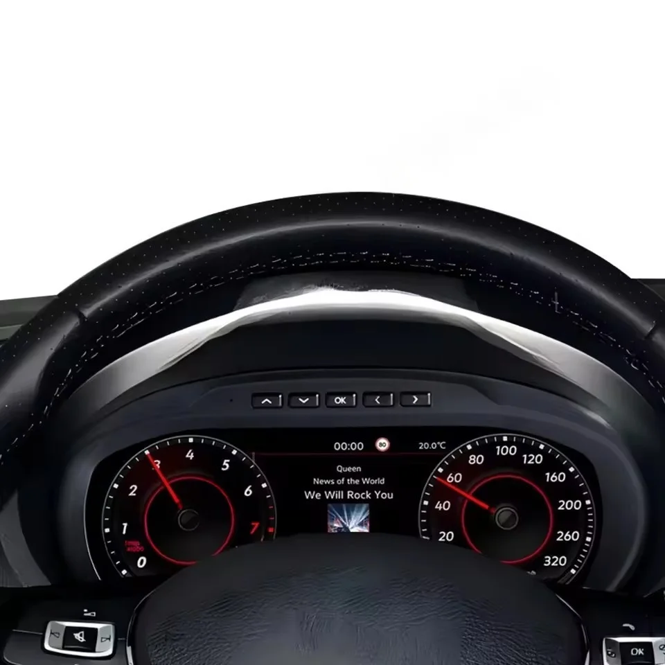 Para VW Volkswagen Polo 2009-2016, Pantalla LCD Inteligente para Automóvil, Panel de Instrumentos Digital, Cabina Virtual, Velocímetro Automático, Pantalla con IA