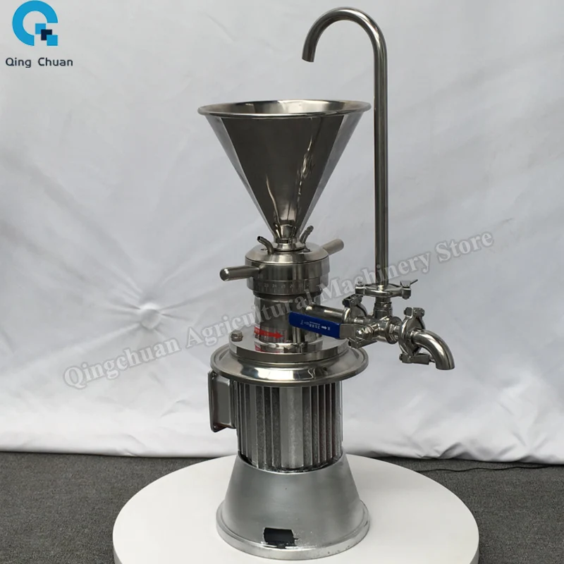 เครื่องแปรรูปเนยเมล็ดโกโก้ทางการเกษตร โรงสีคอลลอยด์สแตนเลส