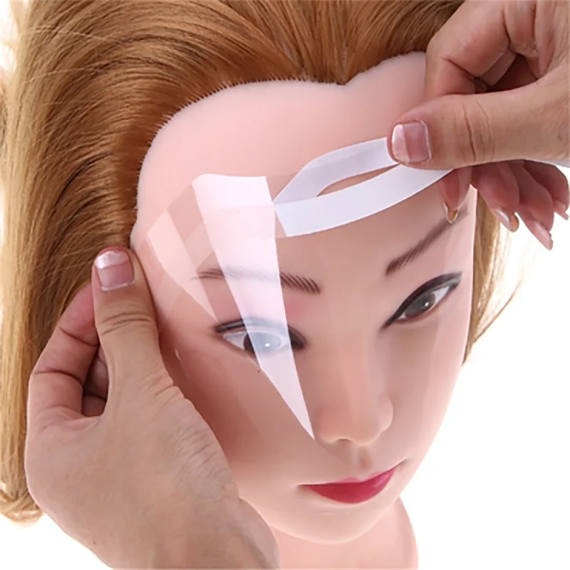 50 Stks/set Wegwerp Gezicht Protector Microblading Permanente Make-Up Douche Gezicht Protector Vizieren Voor Hairspray Salon Levert