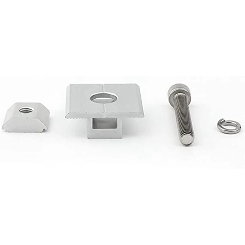 AB30-12PCS الضوئية دعم كتلة الضغط المتوسطة المنزلق 40 مللي متر لتوصيل وتثبيت الألواح الشمسية