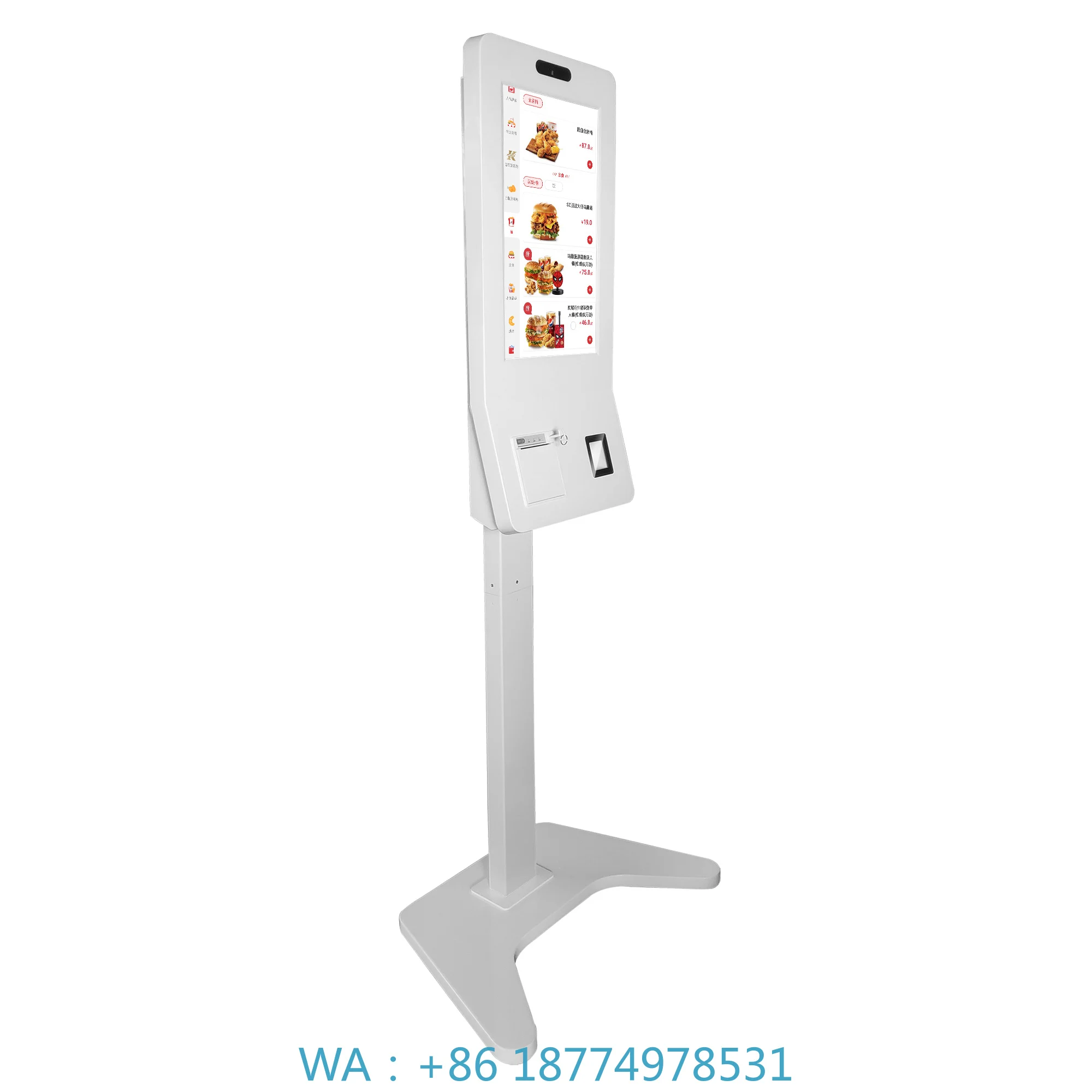 

e Payment Kiosk with Bill Accepted Printer Thermal for Sale 21.5 Inch Self Service Atm Machin
