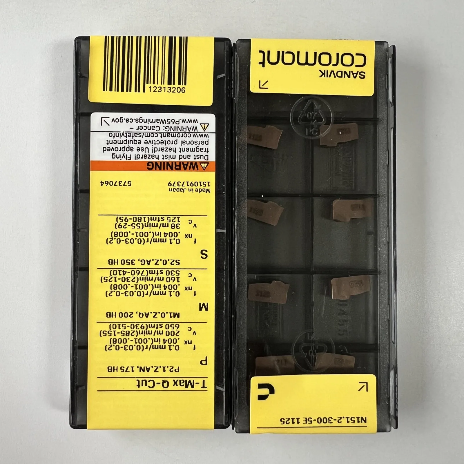 

SANDVIK / N151.2-300-5E 1125 / Original Swedish hard alloy blade 10 Pcs